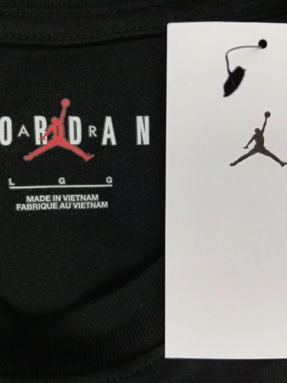 Nike Air Jordan Flight Essentials Graphic Black T Shirt (FN6000 010) Size L